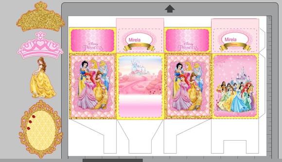 Caixa Milk Princesas Disney