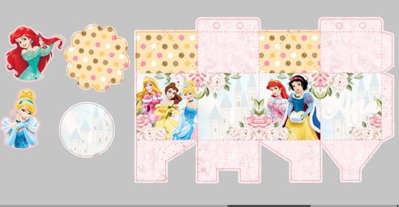 Caixa Milk Princesas Disney 2
