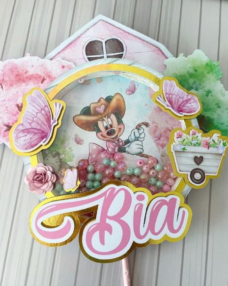 Topo Minnie Fazendeira l