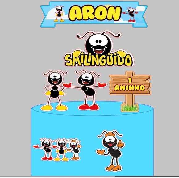 Topo de Bolo Smilinguido 2