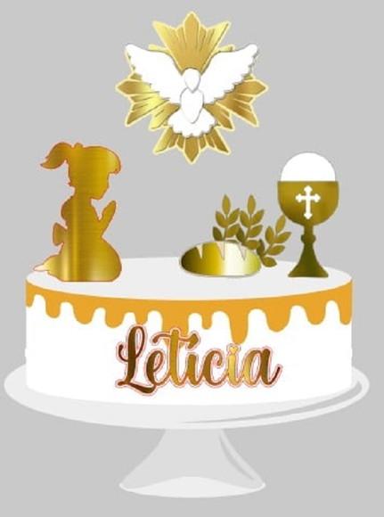 Topo 1ª Eucaristia Dourado