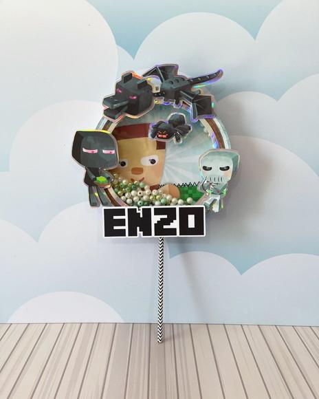 Topo de Bolo Minecraft l