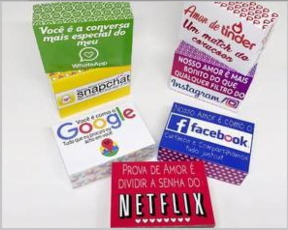 Caixas Redes Sociais Dia dos Namorados