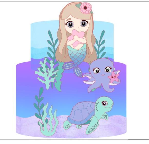 Topo Sereia Fofa