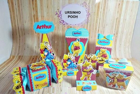 Kit Festa - Ursinho Pooh