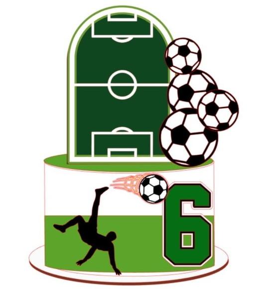 Topo Campo de Futebol e Jogador
