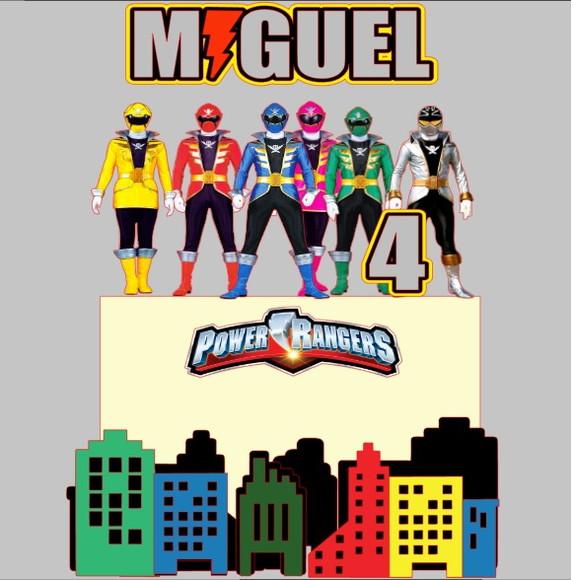 Topo Power Rangens Megaforce