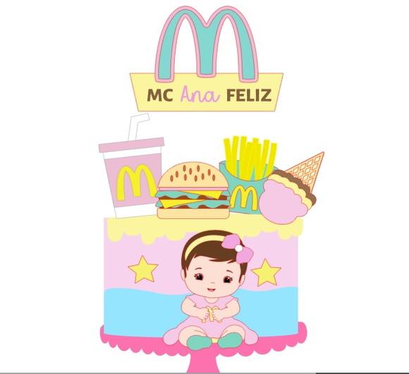 Topo Mc Donalds Bebê