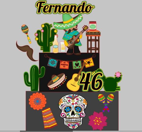 Topo de Bolo Mexicano