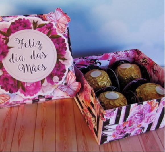 Cx 4 Doces Dia das Mulheres ou Mães