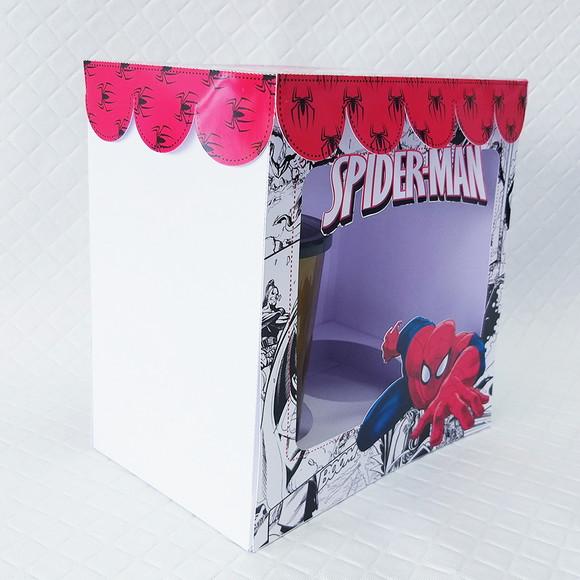 Cx Porta Ovo e Copo Spider Man