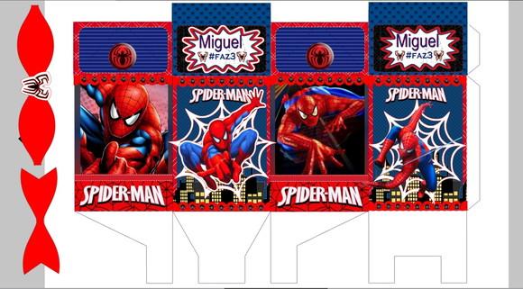 Caixa Milk Homem Aranha