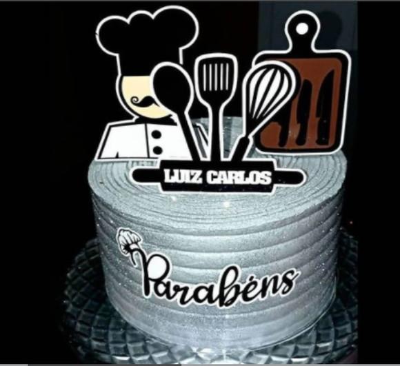 Topo de Bolo Chefe de Cozinha 2