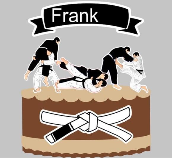 Topo de Bolo Jiu Jitsu 6