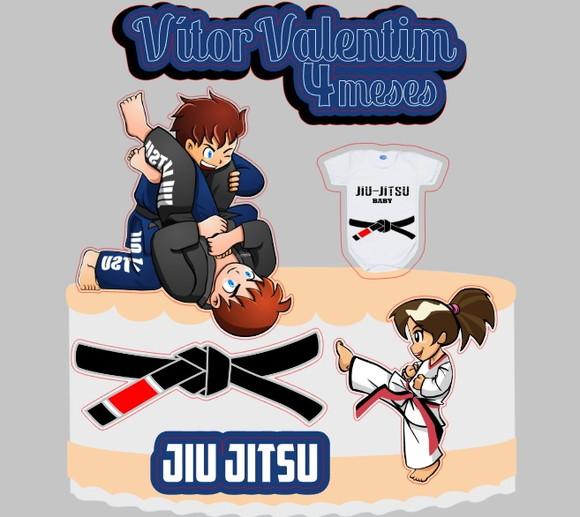 Topo de Bolo Jiu Jitsu 5