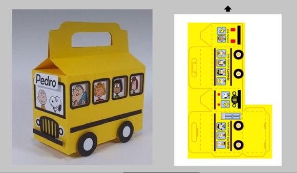 Cx Maleta Onibus Snoopy