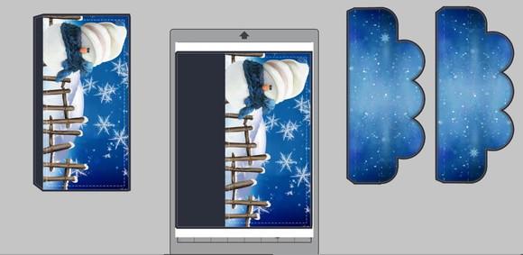 Embalagem Caixa de Bombom Happy Winter