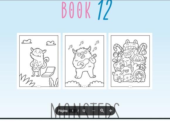 Revista de Colorir Monsters em pdf