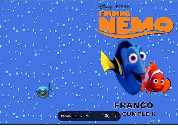 Revista de Colorir Nemo em pdf