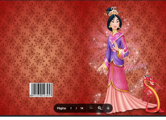 Revista de Colorir Mulan em pdf