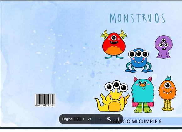 Revista de Colorir Monstruos em pdf