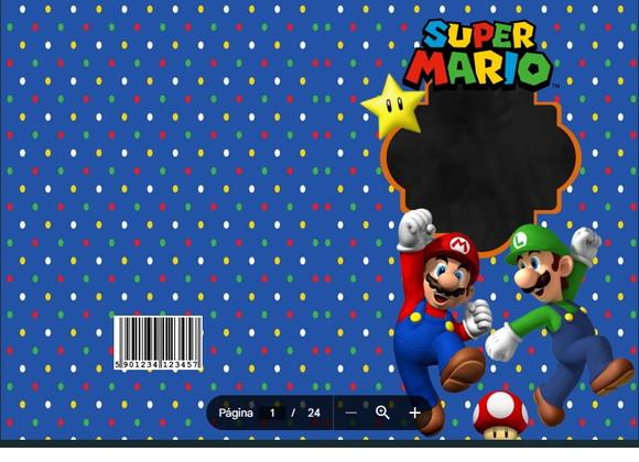 Revista de Colorir Super Mario em pdf