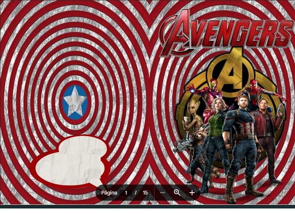 Revista de Colorir Vingadores em pdf