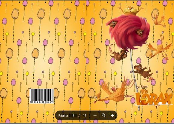 Revista de Colorir Lorax em pdf