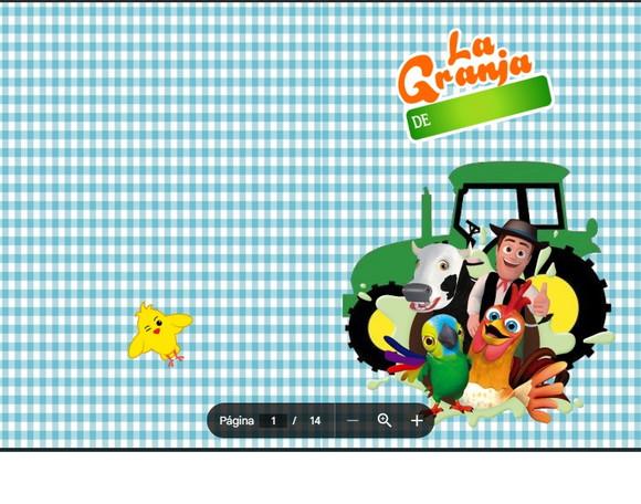 Revista de Colorir a Granja em pdf