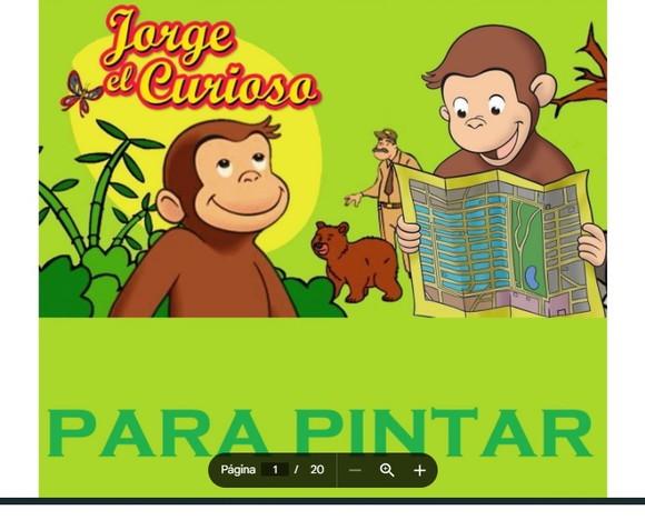 Revista de Colorir Jorge Monk 2 em Pdf