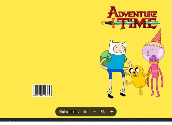 Revista Colorir Hora de Aventura em pdf