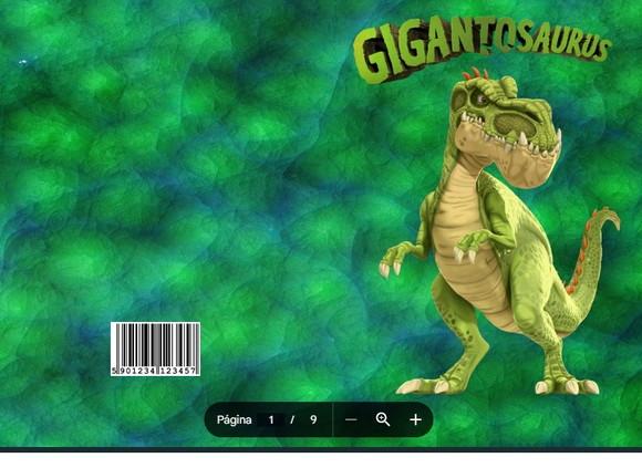 Revista de Colorir Gigantossaurus em pdf