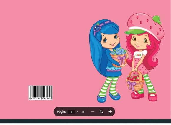 Revista de Colorir Moranguinho em pdf