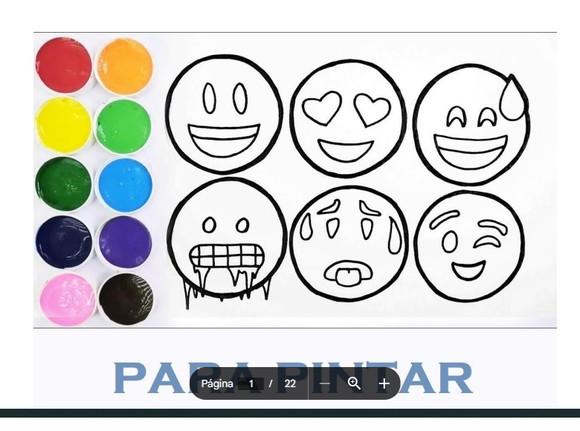 Revista de Colorir Emoji 2 em pdf