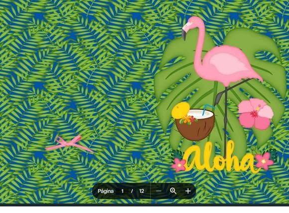 Revista de Colorir Flamingo em pdf