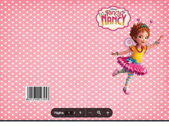 Revista de Colorir Fancy Nancy em pdf