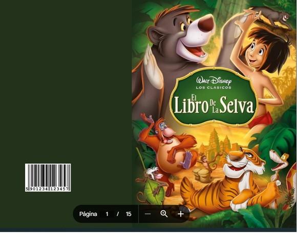Revista de Colorir Mogli em pdf
