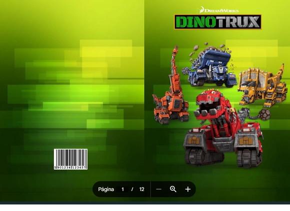 Revista de Colorir Dino Trux em pdf