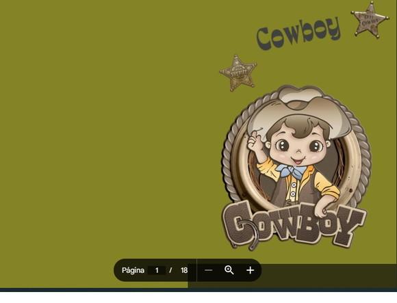 Revista de Colorir Cowboy em pdf
