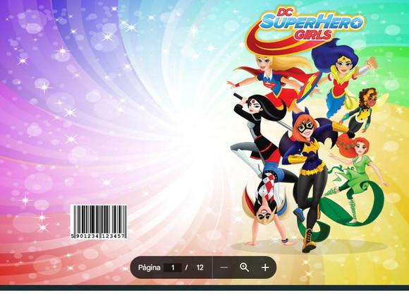 Rev de Colorir Super Hero Girls em pdf
