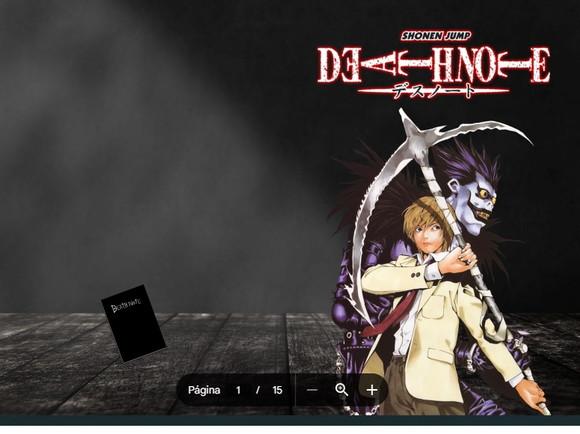 Revista de Colorir Death Note em pdf