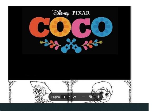 Revista de Colorir Coco 3 em pdf