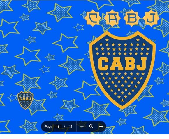 Revista de Colorir Boca Jr em pdf