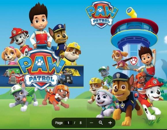 Revista de Colorir Patrulha Canina em Pdf