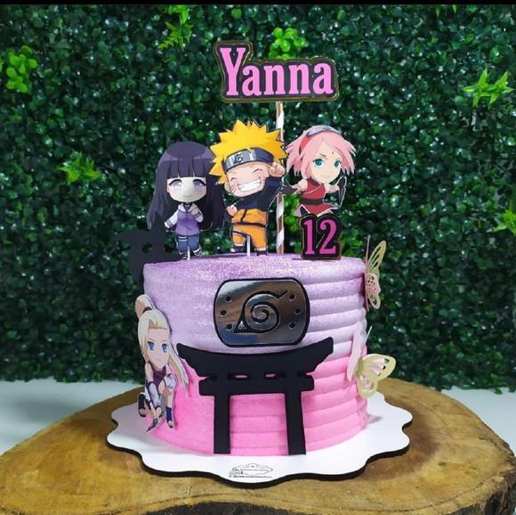 Topo de Bolo Naruto Cute