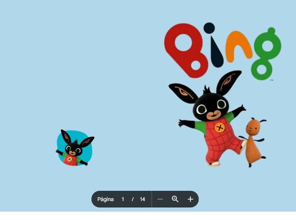 Revista de Colorir Bing em pdf