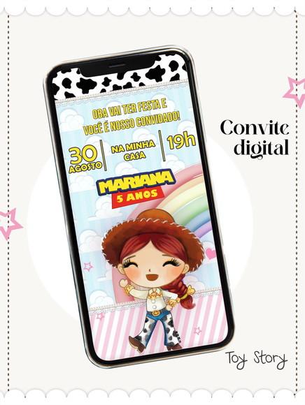Convite Digital Toy Story Png e pdf