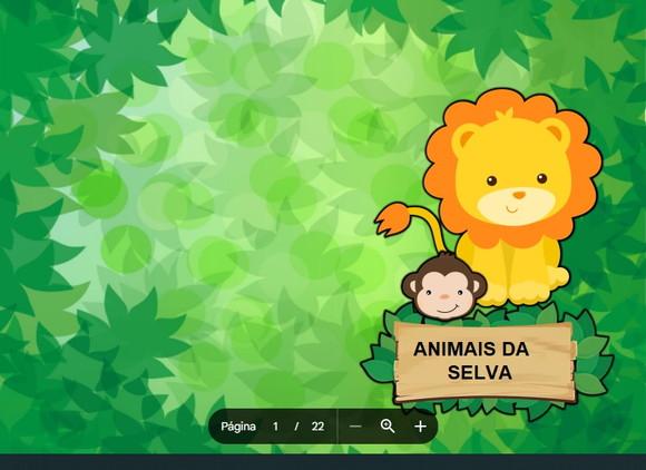 Revista de Colorir Animais Cute em Pdf