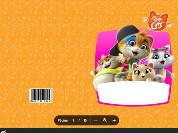 Revista de Colorir 44 Gatos em pdf