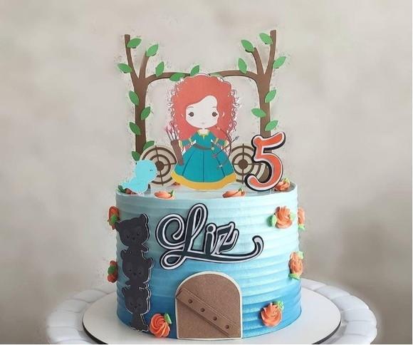 Topo de Bolo Valente Cute